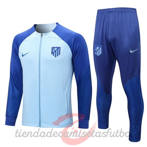 Chandal Atlético Madrid 2022 2023 II Azul Camisetas Originales Baratas