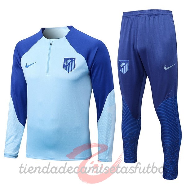 Chandal Atlético Madrid 2022 2023 I Azul Camisetas Originales Baratas