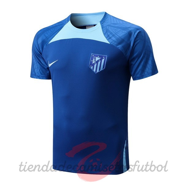 Entrenamiento Atlético Madrid 2022 2023 Azul Camisetas Originales Baratas