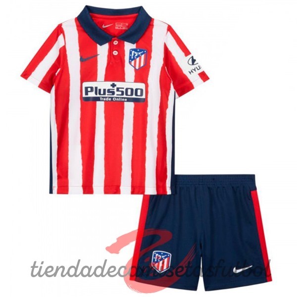 Casa Conjunto De Niños Atlético Madrid 2020 2021 Rojo Camisetas Originales Baratas