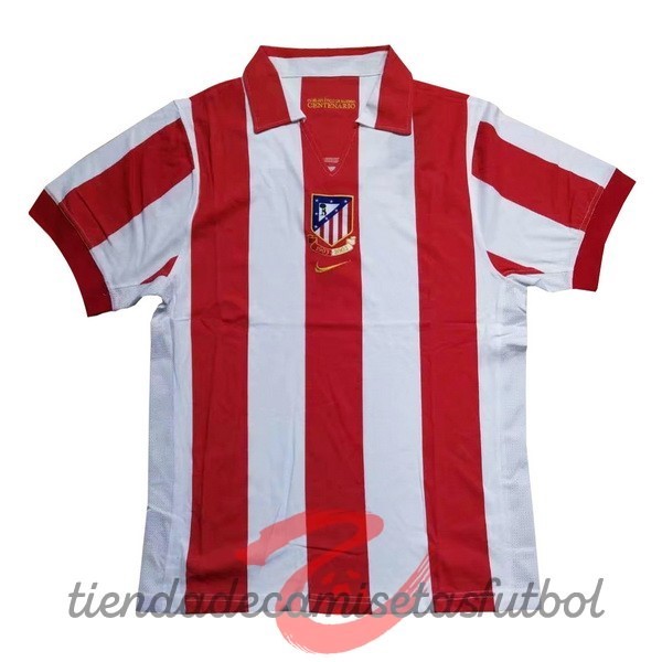 Casa Camiseta Atlético Madrid Retro 1903 2003 Rojo Camisetas Originales Baratas
