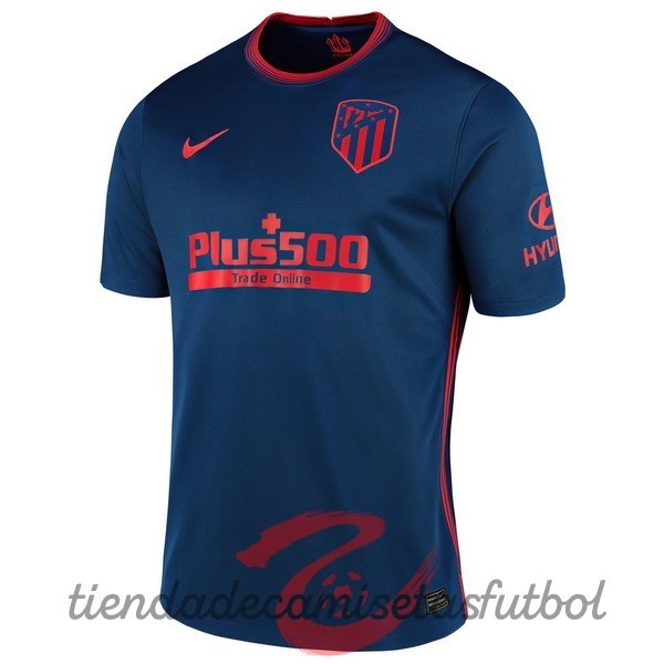 Tailandia Segunda Camiseta Atlético Madrid 2020 2021 Azul Camisetas Originales Baratas