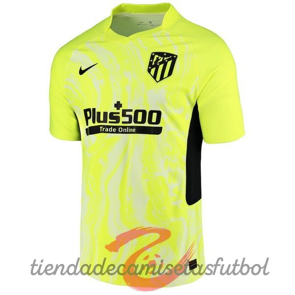 Tercera Camiseta Atlético Madrid 2020 2021 Verde Fluorescente Camisetas Originales Baratas