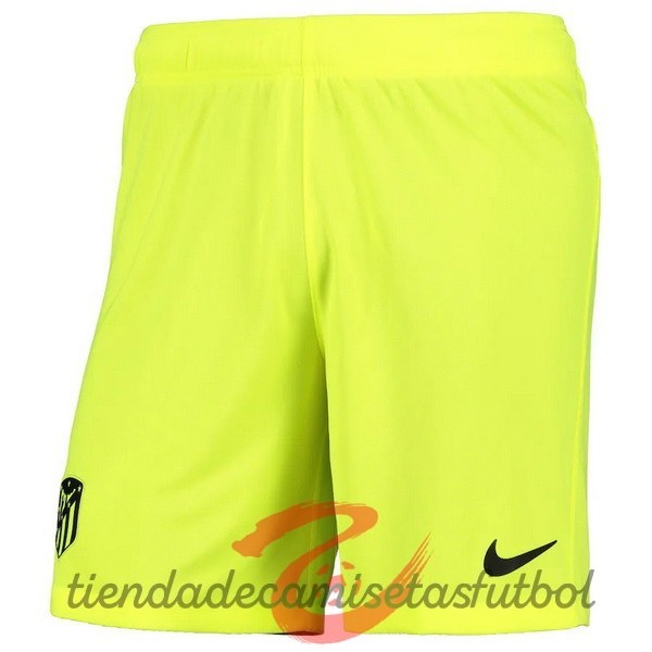 Tercera Pantalones Atlético Madrid 2020 2021 Verde Fluorescente Camisetas Originales Baratas