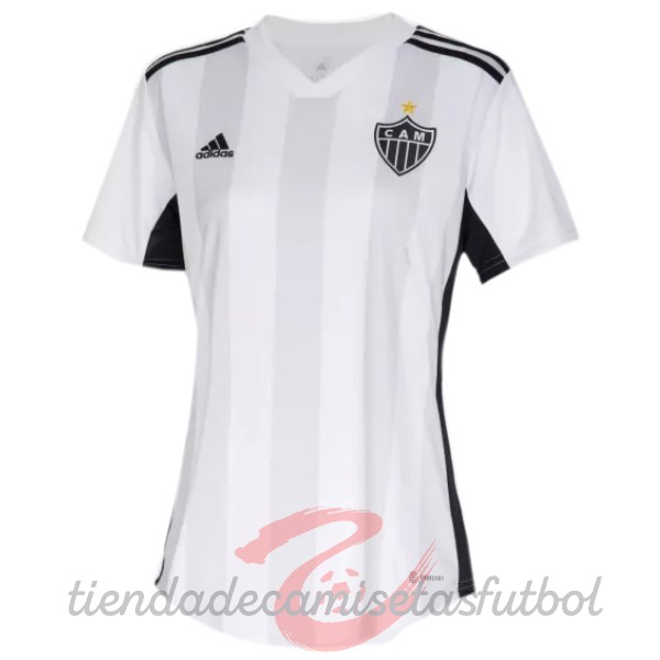 Segunda Camiseta Mujer Atlético Mineiro 2022 2023 Blanco Camisetas Originales Baratas
