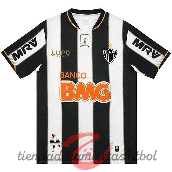 Casa Camiseta Atlético Mineiro Retro 2013 Negro Blanco Camisetas Originales Baratas