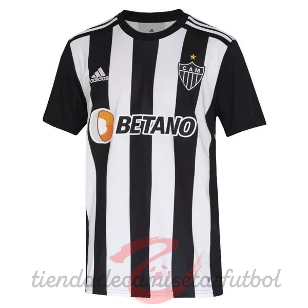 Tailandia Casa Camiseta Atlético Mineiro 2022 2023 Negro Blanco Camisetas Originales Baratas