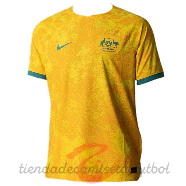 Tailandia Casa Jugadores Camiseta Australia 2022 Amarillo Camisetas Originales Baratas