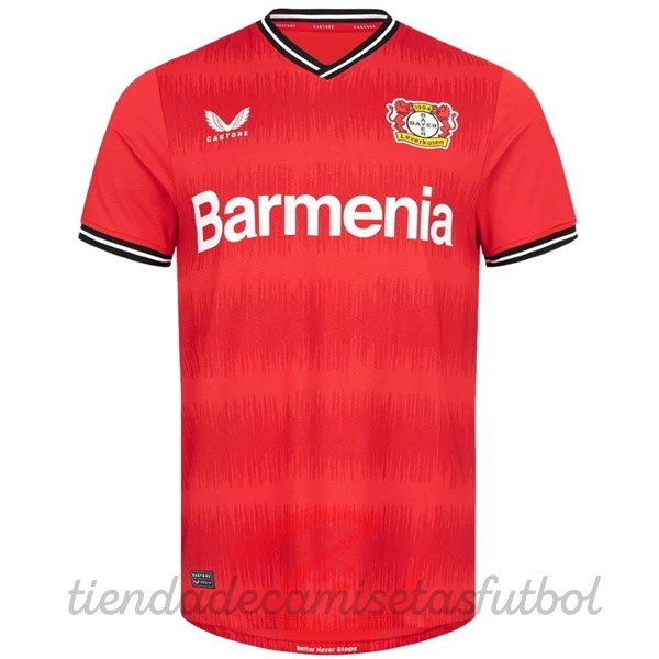 Tailandia Casa Camiseta Leverkusen 2022 2023 Rojo Camisetas Originales Baratas