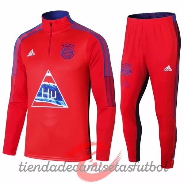 Chandal Bayern Múnich 2020 2021 Rojo Camisetas Originales Baratas