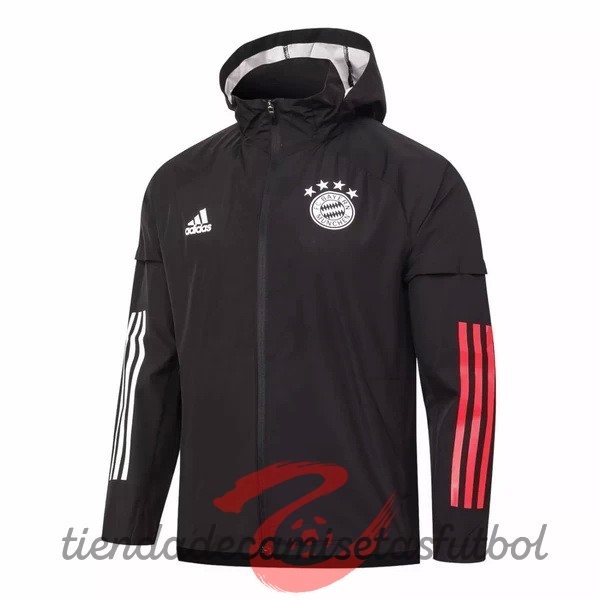 Rompevientos Bayern Múnich 2020 2021 Negro Rojo Camisetas Originales Baratas