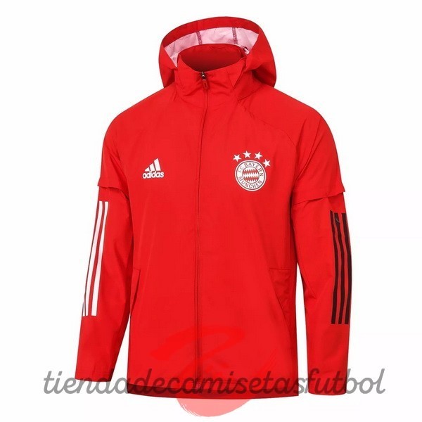 Rompevientos Bayern Múnich 2020 2021 Rojo Camisetas Originales Baratas