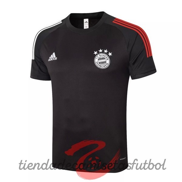 Entrenamiento Bayern Múnich 2020 2021 Negro Camisetas Originales Baratas