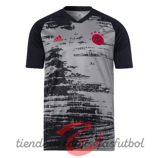 Entrenamiento Bayern Múnich 2020 2021 Negro Gris Camisetas Originales Baratas