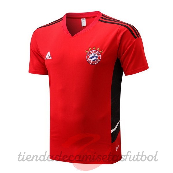 Entrenamiento Bayern Múnich 2022 2023 II Rojo Camisetas Originales Baratas