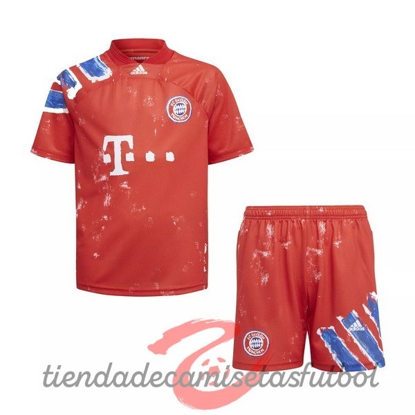 Human Race Conjunto De Niños Bayern Múnich 2020 2021 Rojo Camisetas Originales Baratas