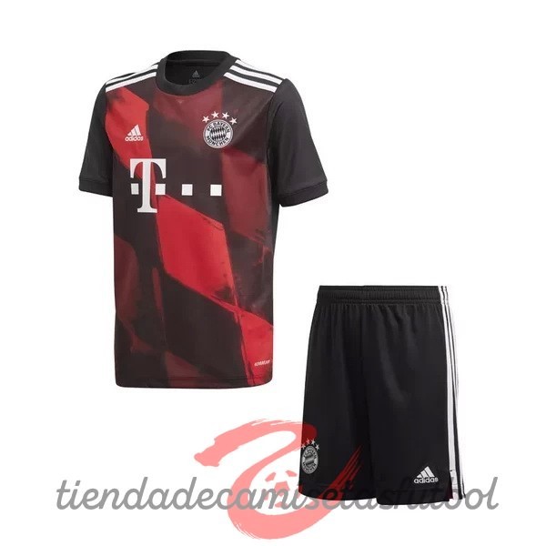 Tercera Conjunto De Niños Bayern Múnich 2020 2021 Negro Camisetas Originales Baratas