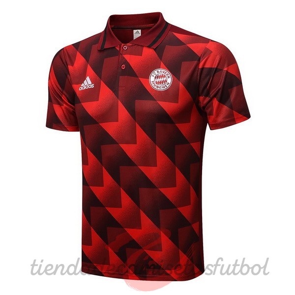Polo Bayern Múnich 2022 2023 Rojo Camisetas Originales Baratas