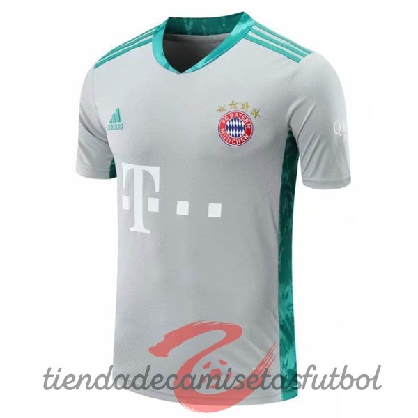 Camiseta Portero Bayern Múnich 2020 2021 Gris Camisetas Originales Baratas