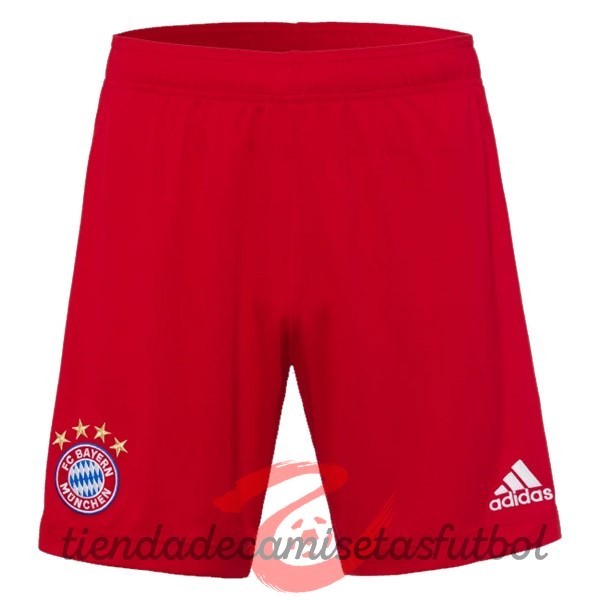 Casa Pantalones Bayern Múnich 2020 2021 Rojo Camisetas Originales Baratas