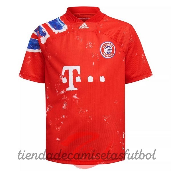 Human Race Camiseta Bayern Múnich 2020 2021 Rojo Camisetas Originales Baratas