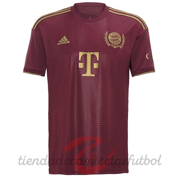 Tailandia Especial Camiseta Bayern Múnich 2022 2023 Borgona Camisetas Originales Baratas