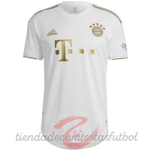 Tailandia Segunda Jugadores Camiseta Bayern Múnich 2022 2023 Blanco Camisetas Originales Baratas