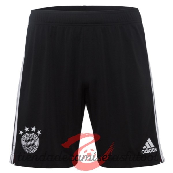 Tercera Pantalones Bayern Múnich 2020 2021 Negro Camisetas Originales Baratas