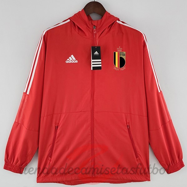 Rompevientos Bélgica 2022 Rojo Camisetas Originales Baratas