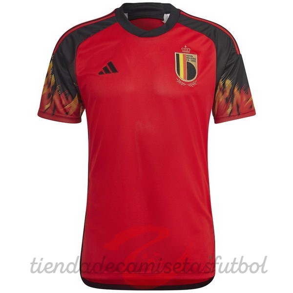 Casa Camiseta Bélgica 2022 Rojo Camisetas Originales Baratas