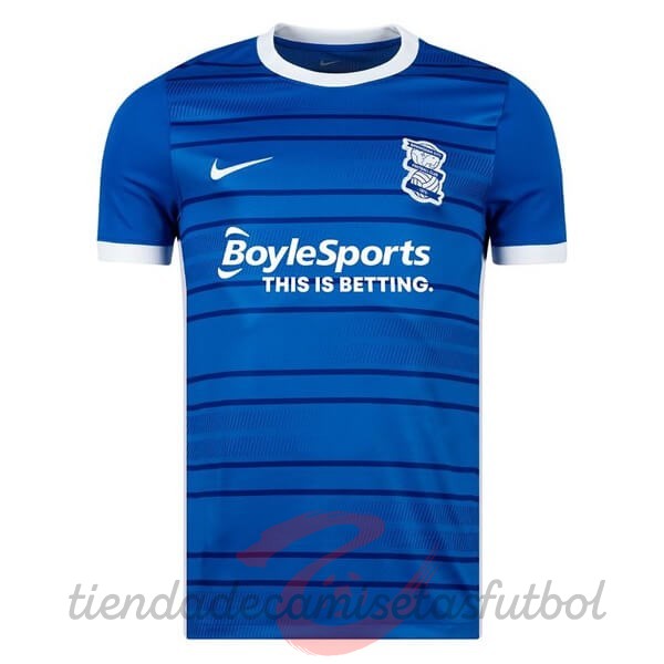Casa Camiseta Birmingham 2022 2023 Azul Camisetas Originales Baratas