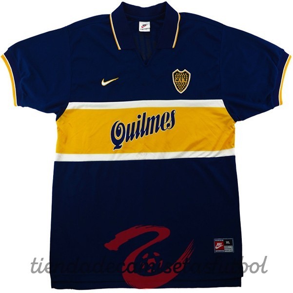 Casa Camiseta Boca Juniors Retro 1996 1997 Azul Camisetas Originales Baratas