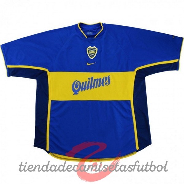 Casa Camiseta Boca Juniors Retro 2001 Azul Camisetas Originales Baratas