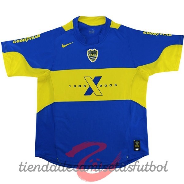 Casa Camiseta Boca Juniors Retro 2005 Azul Camisetas Originales Baratas