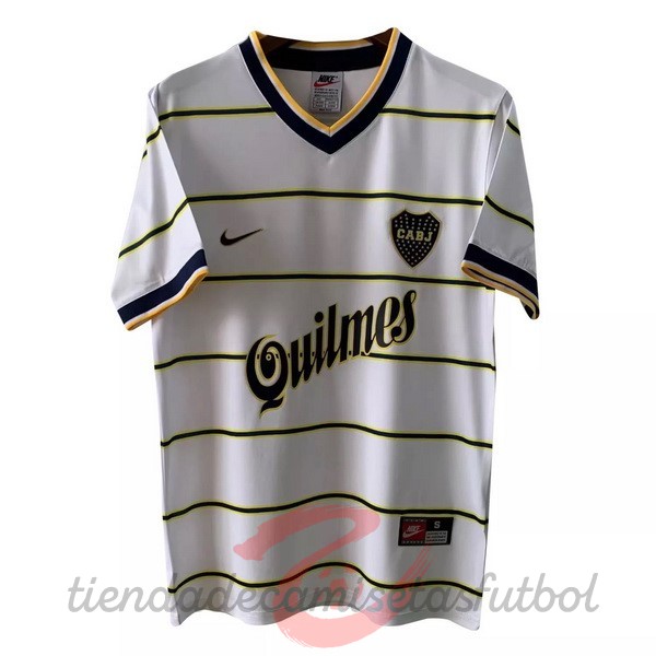 Segunda Camiseta Boca Juniors Retro 1999 Blanco Camisetas Originales Baratas
