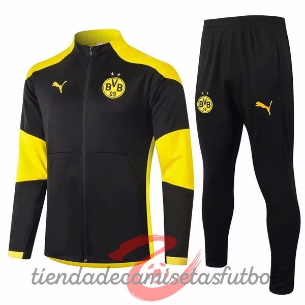 Chandal Borussia Dortmund 2020 2021 Negro Camisetas Originales Baratas