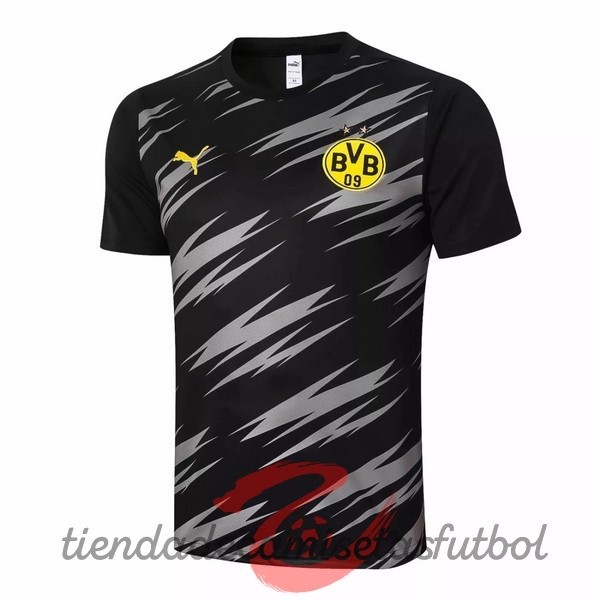 Entrenamiento Borussia Dortmund 2020 2021 Negro Camisetas Originales Baratas