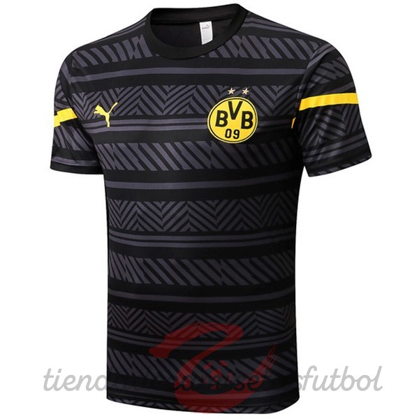 Entrenamiento Borussia Dortmund 2022 2023 Gris Amarillo Camisetas Originales Baratas