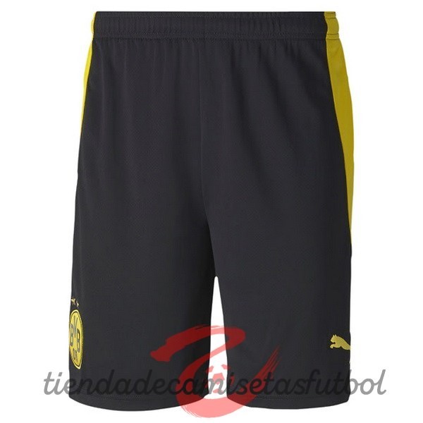 Casa Pantalones Borussia Dortmund 2020 2021 Negro Camisetas Originales Baratas