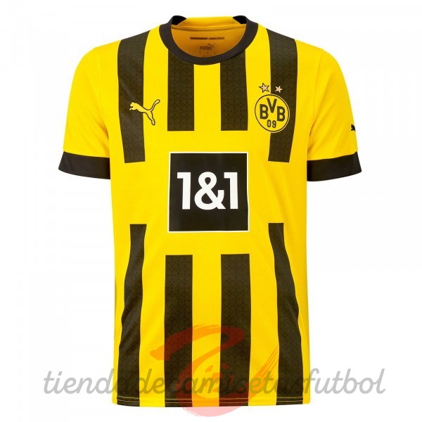 Casa Camiseta Borussia Dortmund 2022 2023 Amarillo Camisetas Originales Baratas