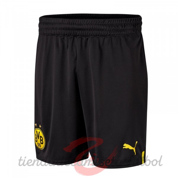 Casa Pantalones Borussia Dortmund 2022 2023 Negro Camisetas Originales Baratas