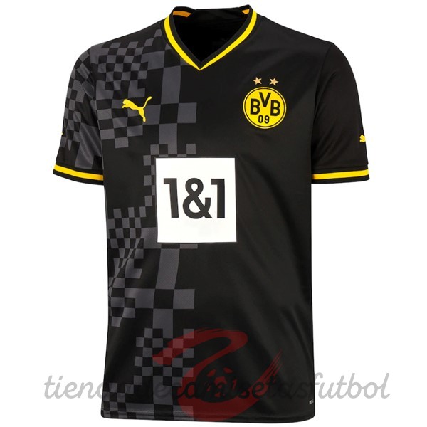 Segunda Camiseta Borussia Dortmund 2022 2023 Negro Camisetas Originales Baratas