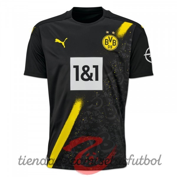 Tailandia Segunda Camiseta Borussia Dortmund 2020 2021 Negro Camisetas Originales Baratas