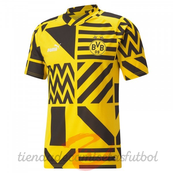 Tailandia Antes del Juego Camiseta Borussia Dortmund 2022 2023 Amarillo Camisetas Originales Baratas