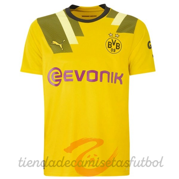Tercera Camiseta Borussia Dortmund 2022 2023 Amarillo Camisetas Originales Baratas
