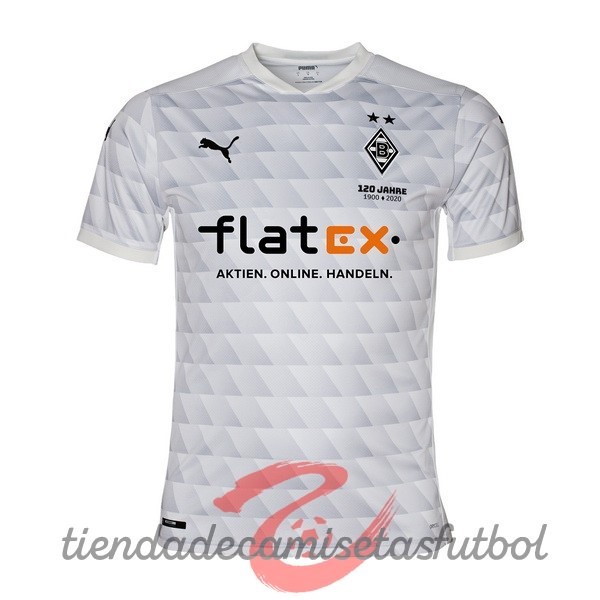 Casa Camiseta Borussia Mönchengladbach 2020 2021 Blanco Camisetas Originales Baratas