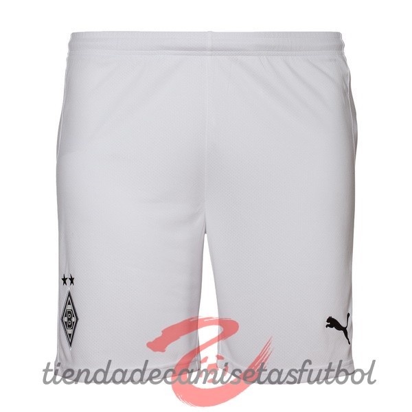 Casa Pantalones Borussia Mönchengladbach 2020 2021 Blanco Camisetas Originales Baratas