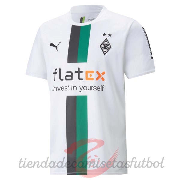 Casa Tailandia Camiseta Borussia Mönchengladbach 2022 2023 Blanco Camisetas Originales Baratas