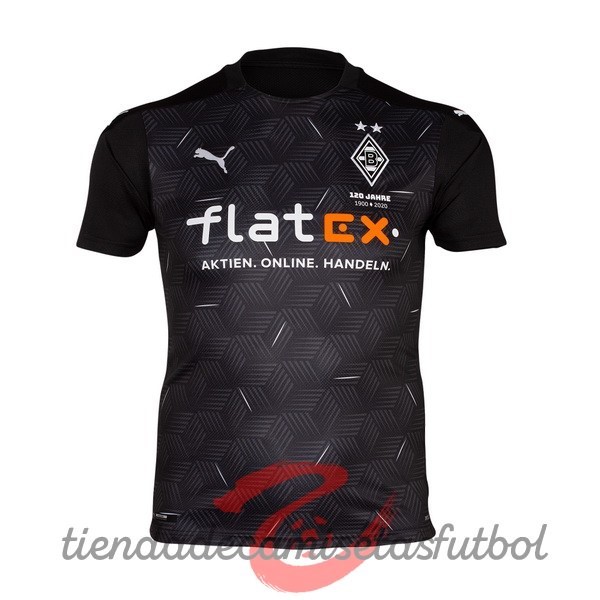 Segunda Camiseta Borussia Mönchengladbach 2020 2021 Negro Camisetas Originales Baratas