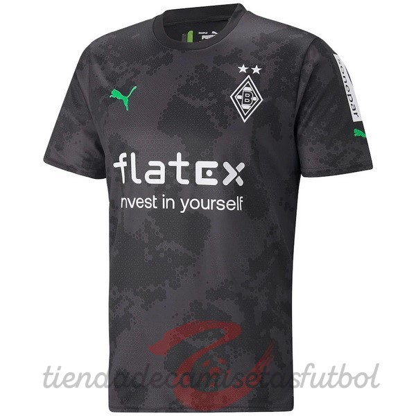 Segunda Tailandia Camiseta Borussia Mönchengladbach 2022 2023 Negro Camisetas Originales Baratas